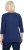 Ulla Popken Decorative Plant 3/4 Sleeve T-Shirt Ink Blue - Tiskana majica za žene - 