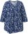Ulla Popken Asymmetric Cowboy Boot Print Tee Dark Blue - Tiskana majica za žene - 
