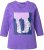 Ulla Popken Fashion Graphic T-Shirt Purple - Tiskana majica za žene - 