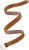 Ulla Popken Suede Thin Belt Brown - Ženski remeni - 