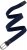 Ulla Popken Elastic Belt Blue - Ženski remeni - 
