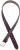 Ulla Popken Snake Embossed Belt Burgundy - Ženski remeni - 