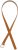 Ulla Popken Soft Suede Belt Brown - Ženski remeni - 