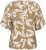 Kaffe Curve Marla Blouse Oak Chalk Leaf - Bluze - 