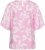 Kaffe Curve Marla Blouse Pink Frosting Chalk Leaf - Bluze - 