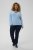 Kaffe Curve Jilanda V-Neck Pullover Blue - Puloveri i pletivo - 