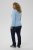 Kaffe Curve Jilanda V-Neck Pullover Blue - Puloveri i pletivo - 