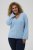 Kaffe Curve Jilanda V-Neck Pullover Blue - Puloveri i pletivo - 