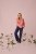 Kaffe Curve Jilanda V-Neck Pullover Red - Puloveri i pletivo - 