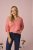 Kaffe Curve Jilanda V-Neck Pullover Red - Puloveri i pletivo - 