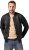 JP1880 College Jacket Scuba Fabric with Zipper Black - Jakne - Muške Jakne Veliki Brojevi