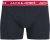 Jack & Jones Hector Solid Trunks 3-Pack Navy/Red/Grey - Bokserice - Muške Bokserice Veliki Brojevi