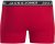Jack & Jones Hector Solid Trunks 3-Pack Navy/Red/Grey - Bokserice - Muške Bokserice Veliki Brojevi