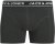 Jack & Jones Hector Solid Trunks 3-Pack Navy/Red/Grey - Bokserice - Muške Bokserice Veliki Brojevi