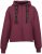 Nora Mikken GERTRUD Cropped Hoodie Burgundy - Puloveri & dukserice - 