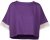 Nora Mikken AGNES Crop Top Purple - Majice Kratkih Rukava - 