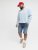 Jack & Jones Rick Original Regular Fit Shorts Blue - Kratke hlače - Muške Kratke Hlače Veliki Brojevi 