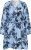 Kaffe Curve Aliana Dress Blue Flower Animal - Midi haljine - 