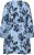 Kaffe Curve Aliana Dress Blue Flower Animal - Midi haljine - 