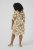 Kaffe Curve Marla Dress Oak Chalk Leaf - Midi haljine - 