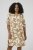 Kaffe Curve Marla Dress Oak Chalk Leaf - Midi haljine - 