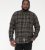 D555 Destin Checked Long Sleeve Shirt Black/Tan Check - Košulje s dugim rukavima - 