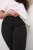 Kaffe Curve Jenna Rastezane tajice Duboko crna - Traperice & Hlače u Velikim Veličinama – Plus Size - 
