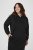 Kaffe Curve Annita Sweatshirt Black - Dukserice s kapuljačom - 