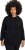 Ulla Popken Teddy Fleece Hooded Zip Neck Sweatshirt Black - Puloveri & dukserice - 