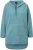 Ulla Popken Teddy Fleece Hooded Zip Neck Sweatshirt Ice Green - Puloveri & dukserice - 