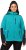 Ulla Popken Contrast Inserts Sweater Knit Hoodie Aquamarine - Puloveri & dukserice - 