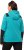 Ulla Popken Contrast Inserts Sweater Knit Hoodie Aquamarine - Puloveri & dukserice - 