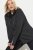 Ulla Popken Sweater Knit Fleece Hoodie Black - Puloveri & dukserice - Udobne dukserice, hoodice i pletenina