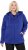 Ulla Popken Sweater Knit Fleece Hoodie Capri Blue - Puloveri & dukserice - 