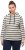 Ulla Popken Stripe Print Loungewear Hoodie Chalk - Puloveri & dukserice - 
