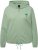 Ulla Popken Drawstring Hem Zip-Up Hoodie Light Green - Puloveri & dukserice - 