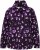 Ulla Popken Floral Print Drawstring Collar Hoodie Black - Puloveri & dukserice - 