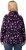 Ulla Popken Floral Print Drawstring Collar Hoodie Black - Puloveri & dukserice - 