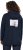 Ulla Popken Back Print Kangaroo Pocket Hoodie Navy - Puloveri & dukserice - 