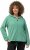 Ulla Popken Drawstring Hem Two-Tone Knit Hoodie Emerald Green - Puloveri & dukserice - 