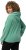 Ulla Popken Drawstring Hem Two-Tone Knit Hoodie Emerald Green - Puloveri & dukserice - 