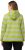 Ulla Popken Mixed Stripe Long Sleeve Hoodie Apple Green - Puloveri & dukserice - 