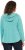 Ulla Popken Open Edged Long Sleeve V-Neck Hoodie Mint Green - Puloveri & dukserice - 