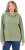 Ulla Popken Teddy Plush Long Sleeve Hoodie Sage Green - Puloveri & dukserice - 