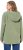 Ulla Popken Teddy Plush Long Sleeve Hoodie Sage Green - Puloveri & dukserice - 