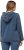 Ulla Popken Raw Hem Long Sleeve Hoodie Night Blue - Puloveri & dukserice - 