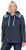 Ulla Popken Waffle Pique Contrast Color Hoodie Navy - Puloveri & dukserice - 