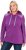 Ulla Popken Waffle Pique Contrast Color Hoodie Dark Purple - Puloveri & dukserice - 