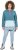 Ulla Popken Floral Detail Fleece Hoodie Ice Green - Puloveri & dukserice - 