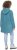 Ulla Popken Floral Detail Fleece Hoodie Ice Green - Puloveri & dukserice - 